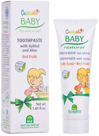 NATURA HOUSE Cucciolo Baby Red Fruits — bērnu zobu pasta 50 ml tilpumā