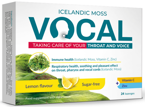 VOCAL Citronu sūkājamās pastilas – 24 gab.