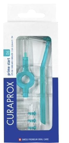 CURAPROX CPS 06 Prime starpzobu birstes komplekts ar 2 rokturiem