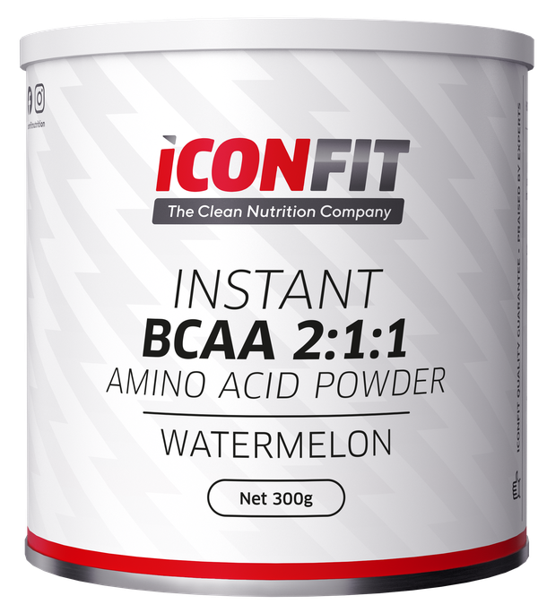 ICONFIT sazaroto ķēžu aminoskābes 2:1:1, arbūzu garšas pulveris 300 g