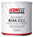 ICONFIT sazaroto ķēžu aminoskābes 2:1:1, arbūzu garšas pulveris 300 g