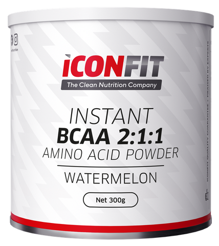 ICONFIT sazaroto ķēžu aminoskābes 2:1:1, arbūzu garšas pulveris 300 g