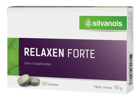 RELAXEN Forte – 20 tablešu iepakojums