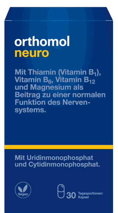ORTHOMOL Neuro, 30 kapsulu iepakojums