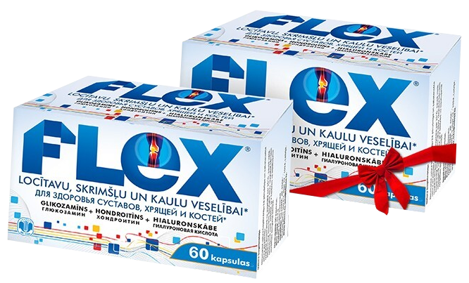 FLEX kapsulas 60 gabalu paciņā (1+1)