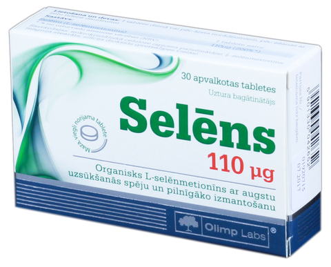 OLIMP LABS Selēna tabletes 110 µg, 30 gab.