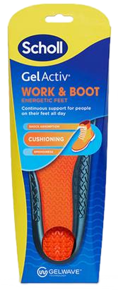 SCHOLL GelActiv Work&Boot iekšzoles 1 pārim (izmēri 35,5-40,5)