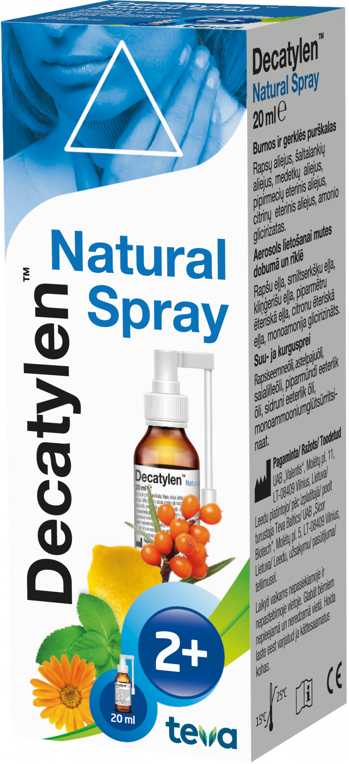 DECATYLEN Natural aerosols 20 ml elpceļiem