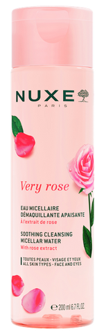 NUXE Very Rose micelārais ūdens nomierinošais attīrošais, 200 ml
