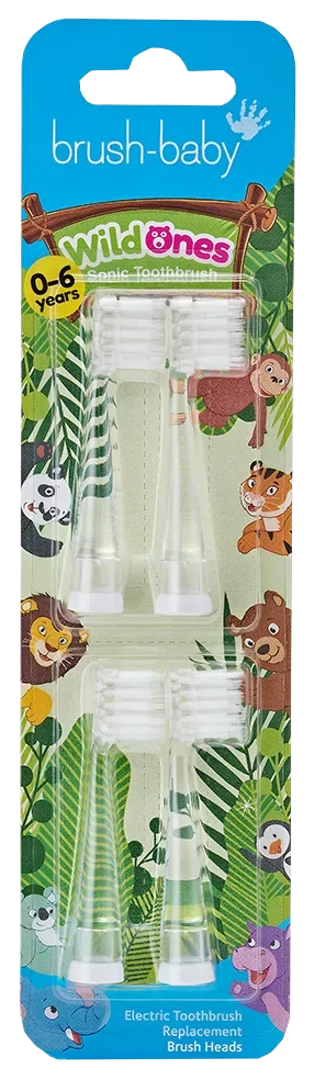 WildOnes Maiņu Galviņas BRUSH BABY, Bērniem 0–6 Gadi, 4 Komplekti
