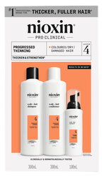 NIOXIN 4. sistēma — matu kopšanas komplekts krāsotiem matiem ar progresējošu plānumu