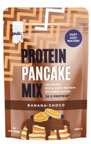 PULS NUTRITION Banānu-Šokolādes Protein Pancake Mix, 500 g