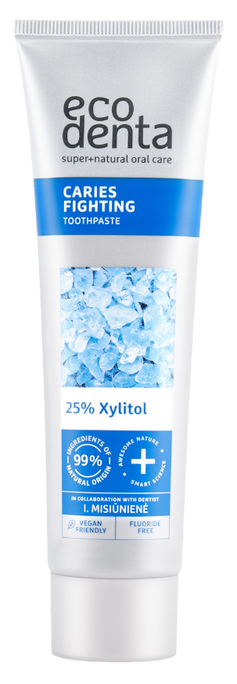 ECODENTA zobu pasta kariesam un aplikumam, 100 ml