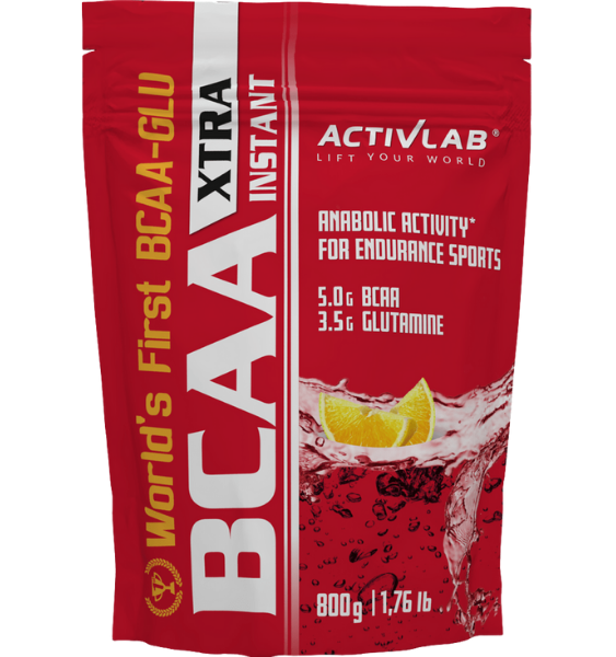 Pulveris BCAA XTRA ar Citronu Garšu no ACTIVLAB, 800 g