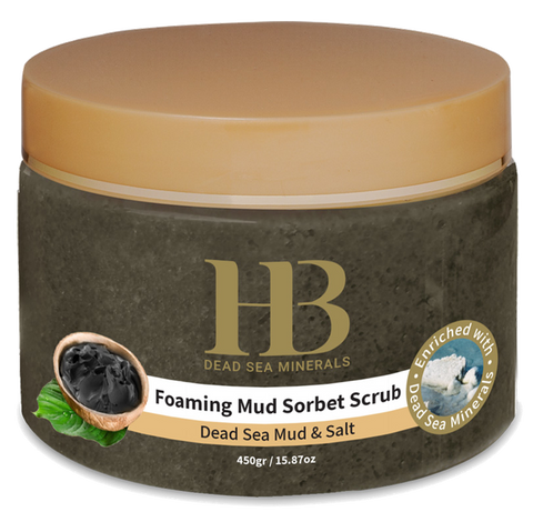 Dead Sea Minerals Foaming Mud Sorbet skrubis HEALTH&BEAUTY, 450 g