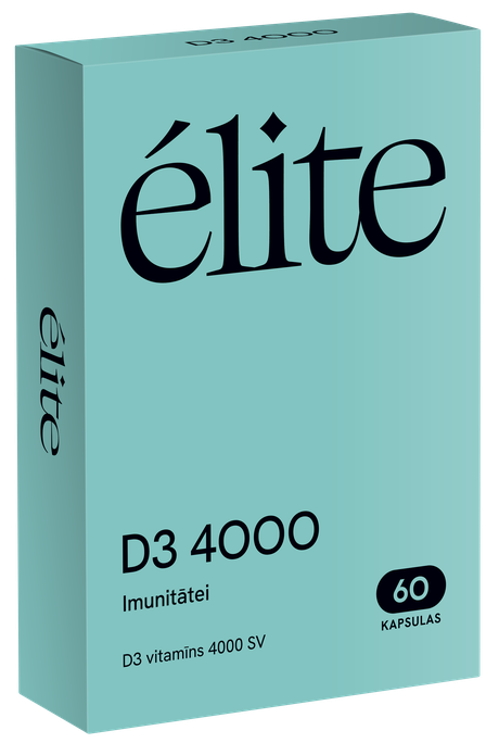 ELITE D3 4000 SV, 60 kapsulas