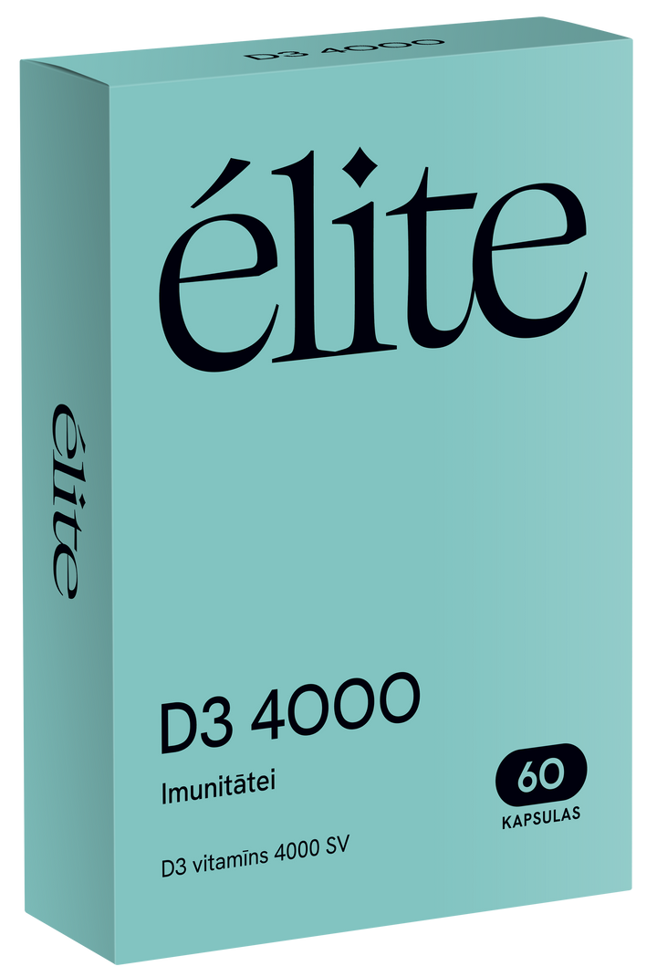 ELITE D3 4000 SV, 60 kapsulas