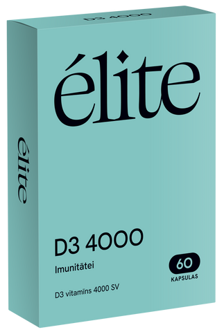 ELITE D3 4000 SV, 60 kapsulas