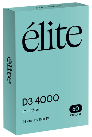 ELITE D3 4000 SV, 60 kapsulas