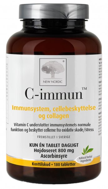 NEW NORDIC C-Immun, 180 tabletes imunitātes atbalstam
