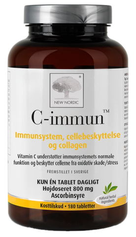 NEW NORDIC C-Immun, 180 tabletes imunitātes atbalstam