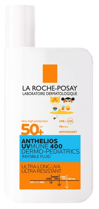 LA ROCHE-POSAY Anthelios UVMune 400 SPF50+ bērnu dermāls fluīds, 50 ml