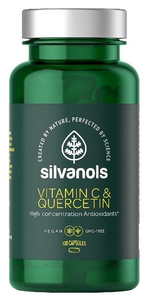 SILVANOLS Premium Vitamin C&Quercetin – 120 kapsulas