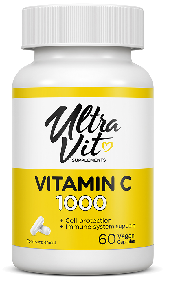 ULTRAVIT C vitamīna kapsulas - 60 gabali