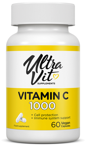 ULTRAVIT C vitamīna kapsulas - 60 gabali