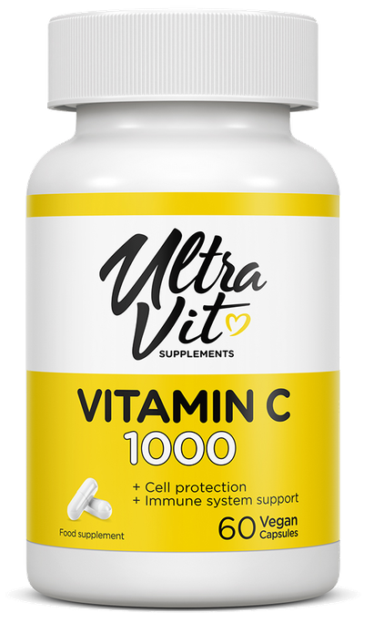 ULTRAVIT C vitamīna kapsulas - 60 gabali