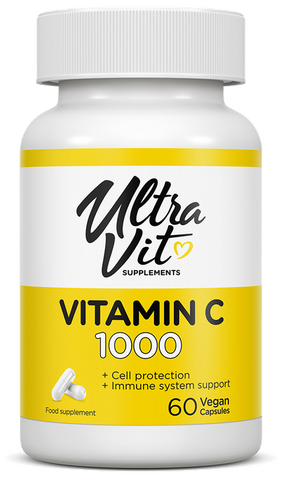 ULTRAVIT C vitamīna kapsulas - 60 gabali
