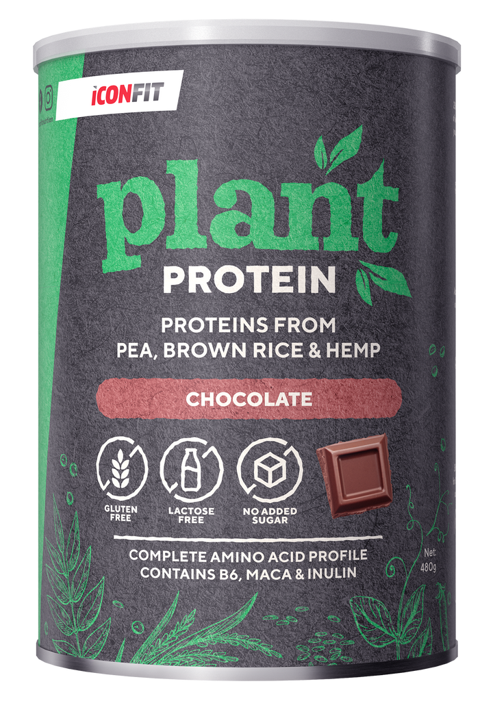 ICONFIT Augu Proteīns Šokolādes Pulveris - 480 g