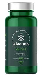 SILVANOLS Reishi 60 kapsulu iepakojums