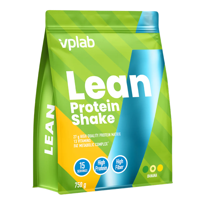 VPLAB Lean Fitness Shake – Banānu pulveris, 750 g