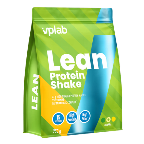 VPLAB Lean Fitness Shake – Banānu pulveris, 750 g