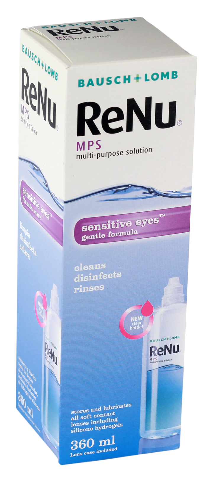 RENU Multi Plus Sensitive eyes šķīdums kontaktlēcām 360 ml
