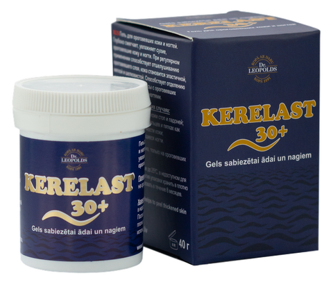 KERELAST 30+, ādas un nagu gels sabiezei, 40 ml