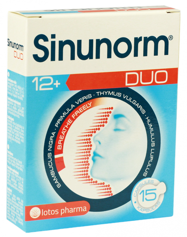 SINUNORM Duo - 15 kapsulu kursas