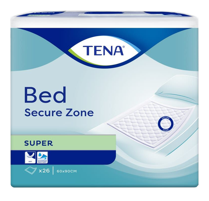 TENA Bed Super absorbējošie palagi Secure Zone 60x90 cm, 26 iepakojumā