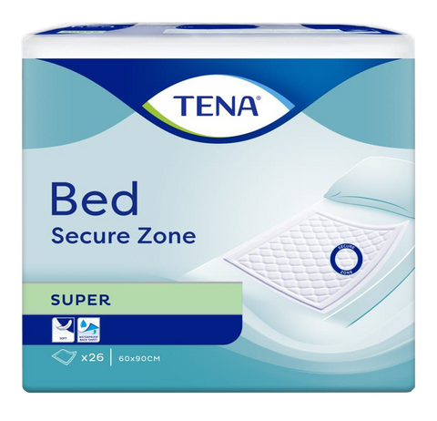 TENA Bed Super absorbējošie palagi Secure Zone 60x90 cm, 26 iepakojumā