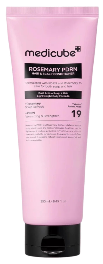 MEDICUBE Rosemary PDRN kondicionieris matiem un galvas ādai, 250 ml