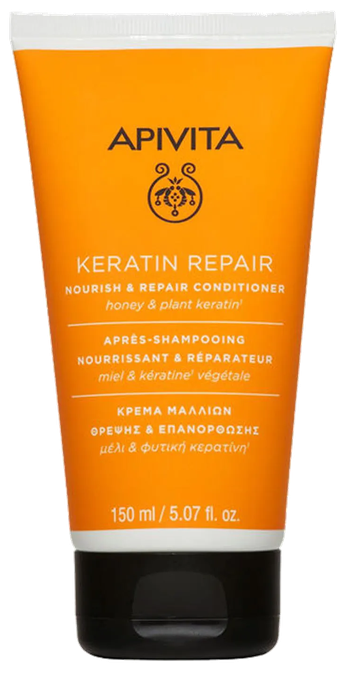 APIVITA matu kondicionieris ar keratīnu un barošanu, 150 ml