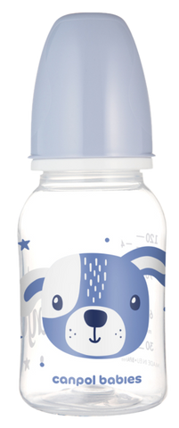 CANPOL BABIES Blue Cute Animals pudelīte 120 ml