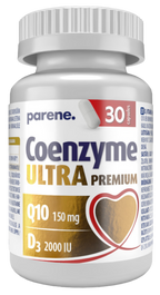 PARENE Ultra Premium kapsulas ar koenzīmu Q10, 30 gab.