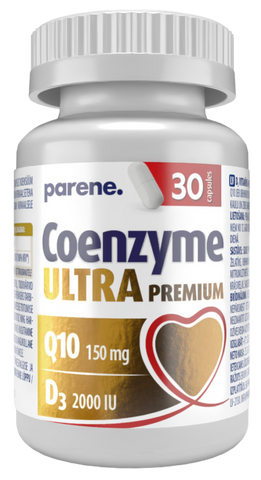 PARENE Ultra Premium kapsulas ar koenzīmu Q10, 30 gab.