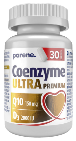 PARENE Ultra Premium kapsulas ar koenzīmu Q10, 30 gab.