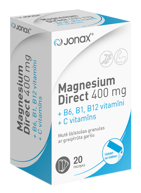 JONAX 400 mg magnija turētājas paciņas (20 gab.)