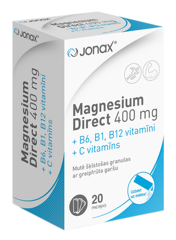 JONAX 400 mg magnija turētājas paciņas (20 gab.)