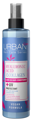 URBAN CARE Matu kondicionieris bez skalošanas ar kolagēnu un hialuronskābi, 200 ml