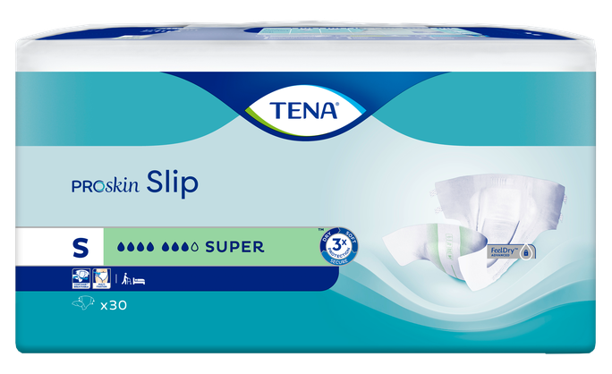 Pieaugušo autiņbiksītes TENA Slip Super Small - 30 vienības